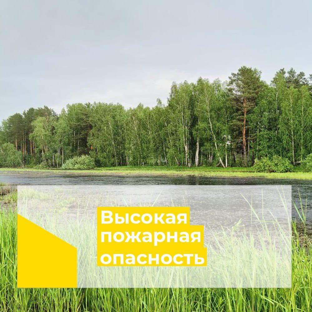 Высокая пожарная опасность сохраняется по области..