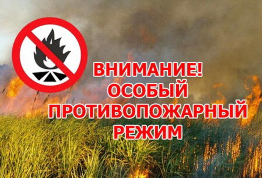 С 25 апреля по 17 июня введён ОСОБЫЙ ПРОТИВОПОЖАРНЫЙ РЕЖИМ.